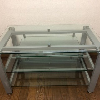 ガラス製 テレビ台