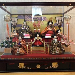 ガラスケース入り雛人形を無料で差し上げます