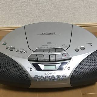 SONY CDラジカセ CFD-S250　ジャンク