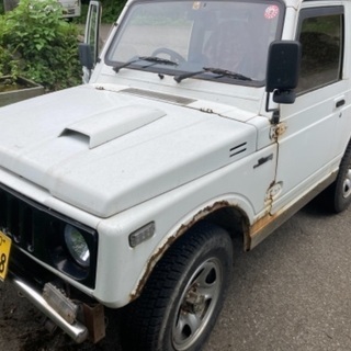白ジムニー　マニュアル車