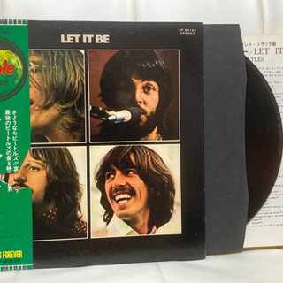 ビートルズ レットイットビー 帯付きレコード