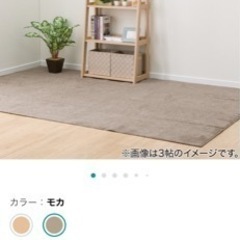 ニトリ　カーペット　モカ　２つ