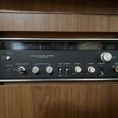 古いナショナルのレコードプレーヤーセット