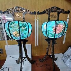 【リサイクルショツプ スターズ 吉野店】中古品美品 盆堤灯 回転...