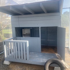 小屋　鶏小屋　一式 