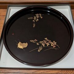 【新品未使用】会津塗りお盆