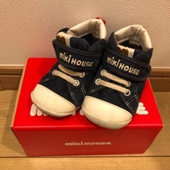ミキハウス　13cm インディゴブルー