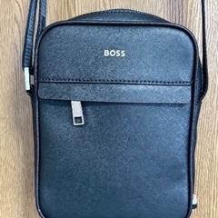 BOSS ショルダーバッグ レポーター シグネチャーストライプ＆...