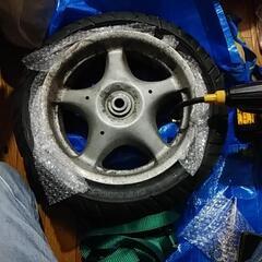 マジェスティ125　リアタイア　ビード上げ