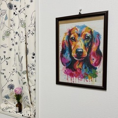 障害者アート　ダイヤモンドアート完成品