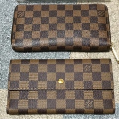 LOUIS VUITTON ダミエ長財布 2つ