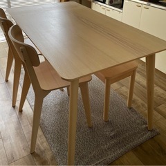 IKEA LISABO ダイニングテーブルセット　 