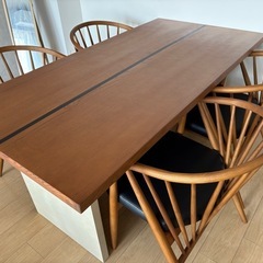 【⭐︎25年5月購入のほぼ新品☆】Divanoダイニングテーブルセット