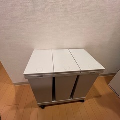 美品！ワンタッチオープンゴミ箱セット
