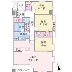 💞大森駅徒歩12分💞3駅3路線利用可💞最上階三方向角部屋！南向き...
