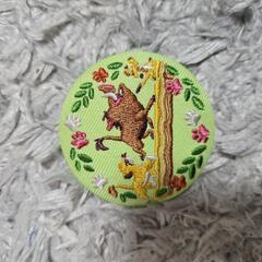 ディズニー刺繍缶バッチ