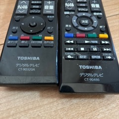 東芝　テレビリモコンの画像