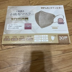 未開封　個包装マスク